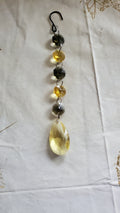 Yellow & sage green suncatcher